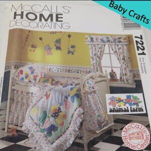 McCalls 7221 sewing pattern Baby Nursery Items